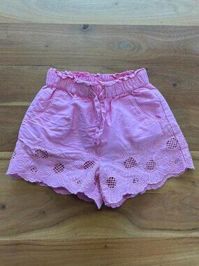 Janie and Jack- The Embroidered Floral Hem Short